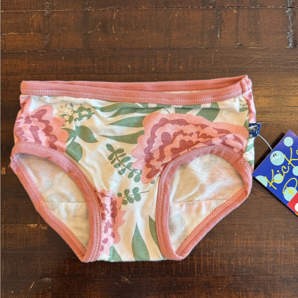 NWT Size 2T - 3T Kickee Pants Fresh Air Florist Underwear